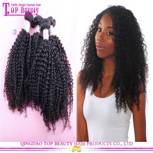 100% Indian Unprocessed Virgin Human Hair Afro Kinky Hair Extensions